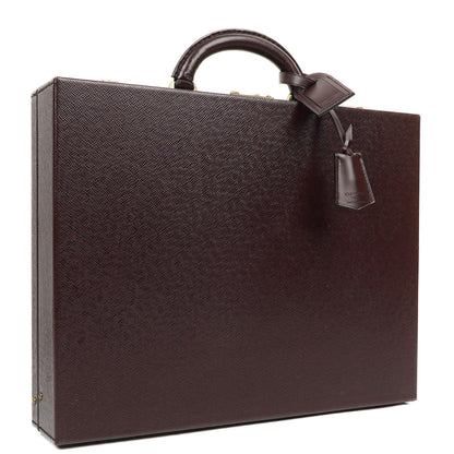 Louis Vuitton President Classeur Aktentasche aus Taiga Leder in Acajou, 1997