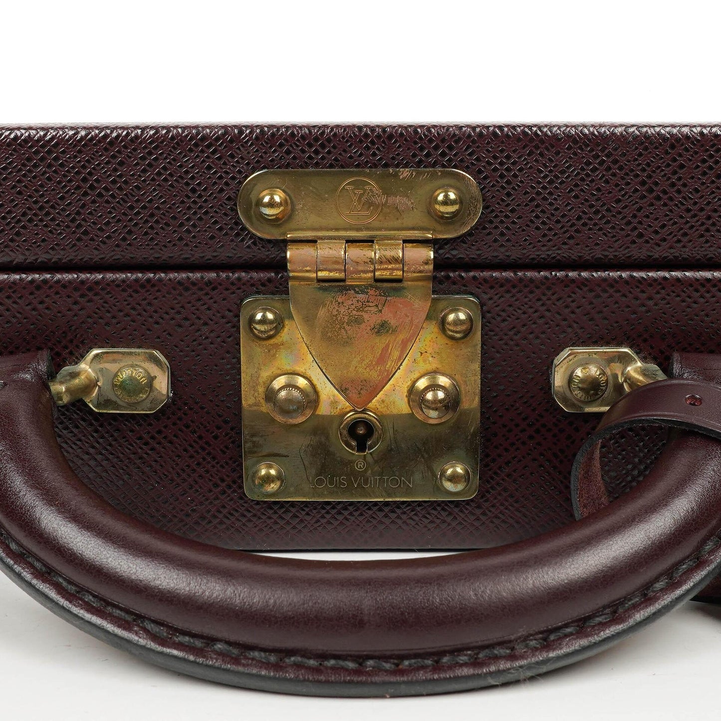 Louis Vuitton President Classeur Aktentasche aus Taiga Leder in Acajou, 1997
