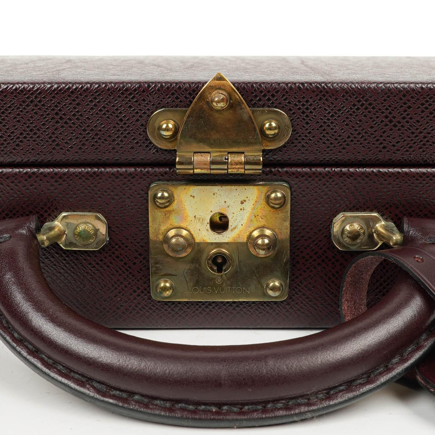 Louis Vuitton President Classeur Aktentasche aus Taiga Leder in Acajou, 1997