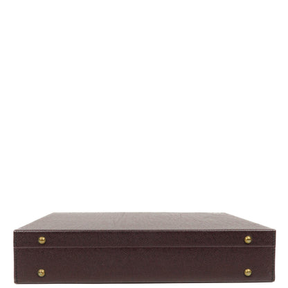 Louis Vuitton President Classeur Aktentasche aus Taiga Leder in Acajou, 1997