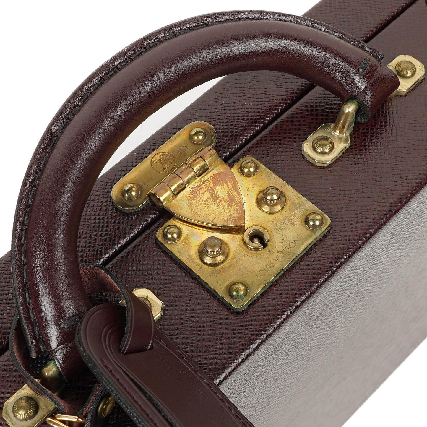 Louis Vuitton President Classeur Aktentasche aus Taiga Leder in Acajou, 1997