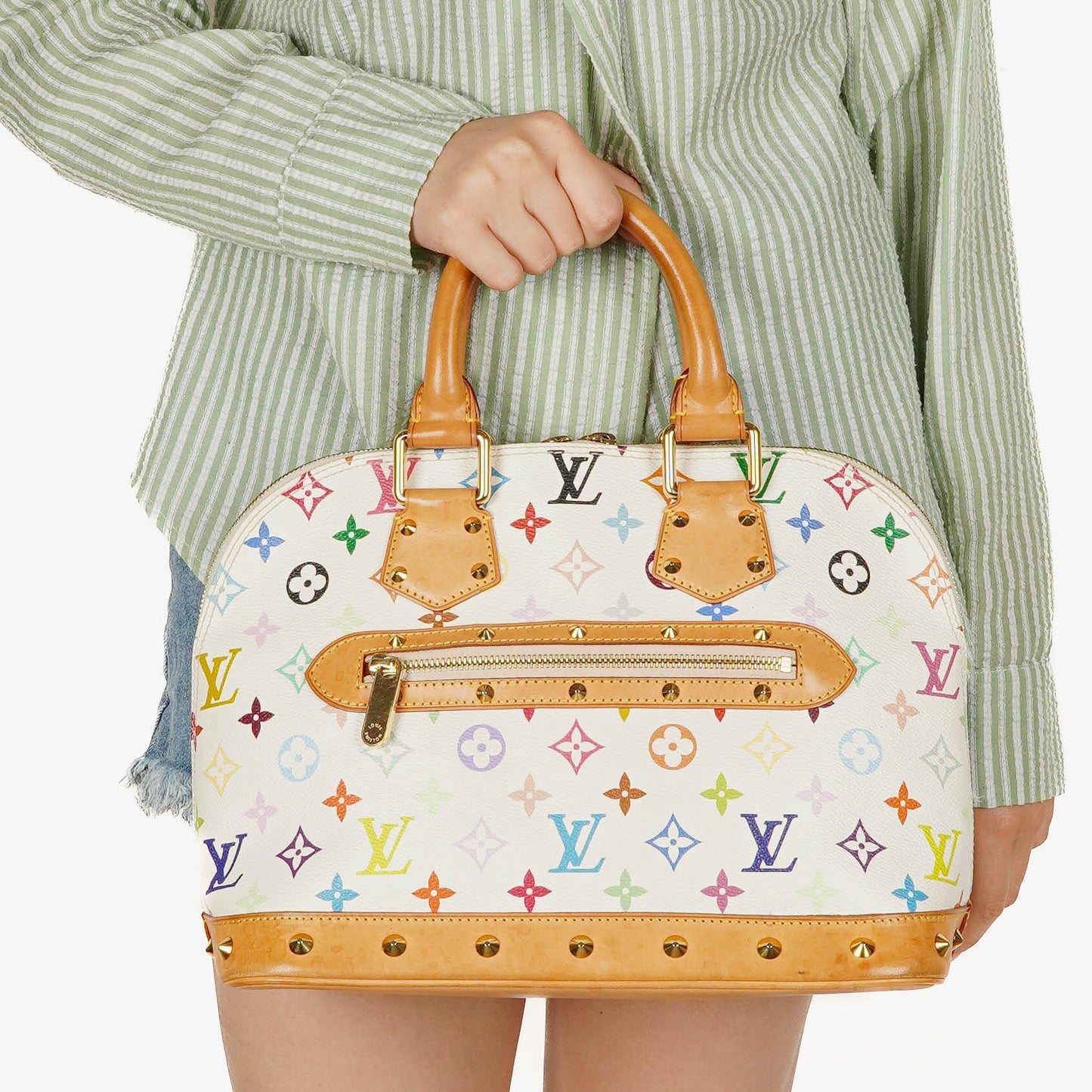 Louis Vuitton Takashi Murakami Alma PM Handtasche