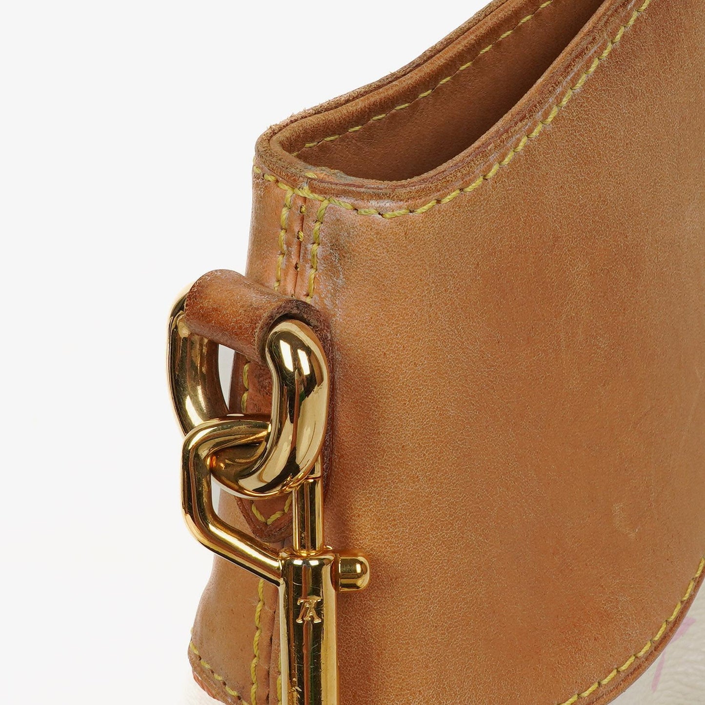 Louis Vuitton Takashi Murakami Judy MM Tasche aus weißem Multicolore Monogram Canvas