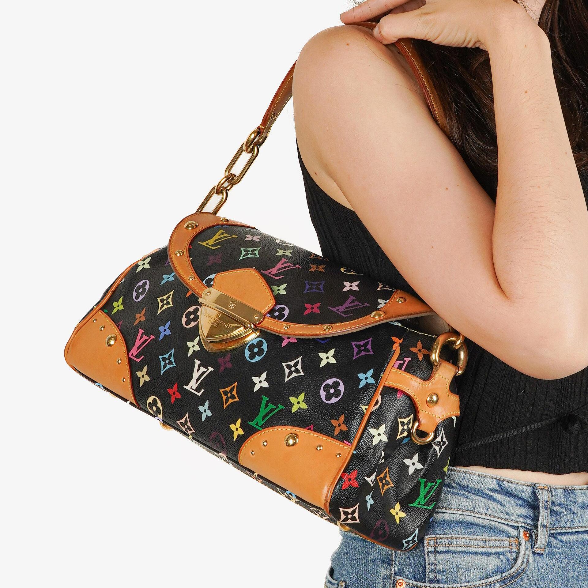 Louis Vuitton Takashi Murakami Beverly MM Tasche aus Monogram Canvas