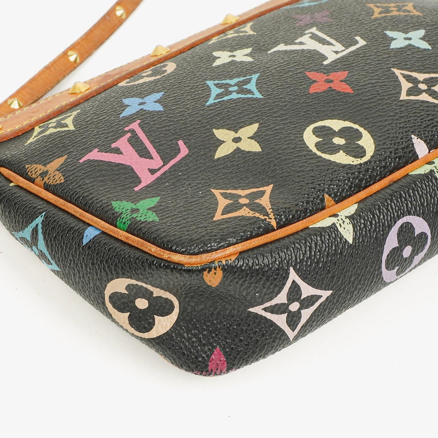 Louis Vuitton Takashi Murakami Pochette Accessoire Multicolor Clutch Handtasche