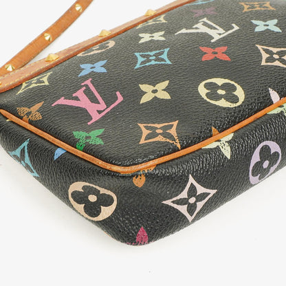 Louis Vuitton Takashi Murakami Pochette Accessoire Multicolor Clutch Handtasche