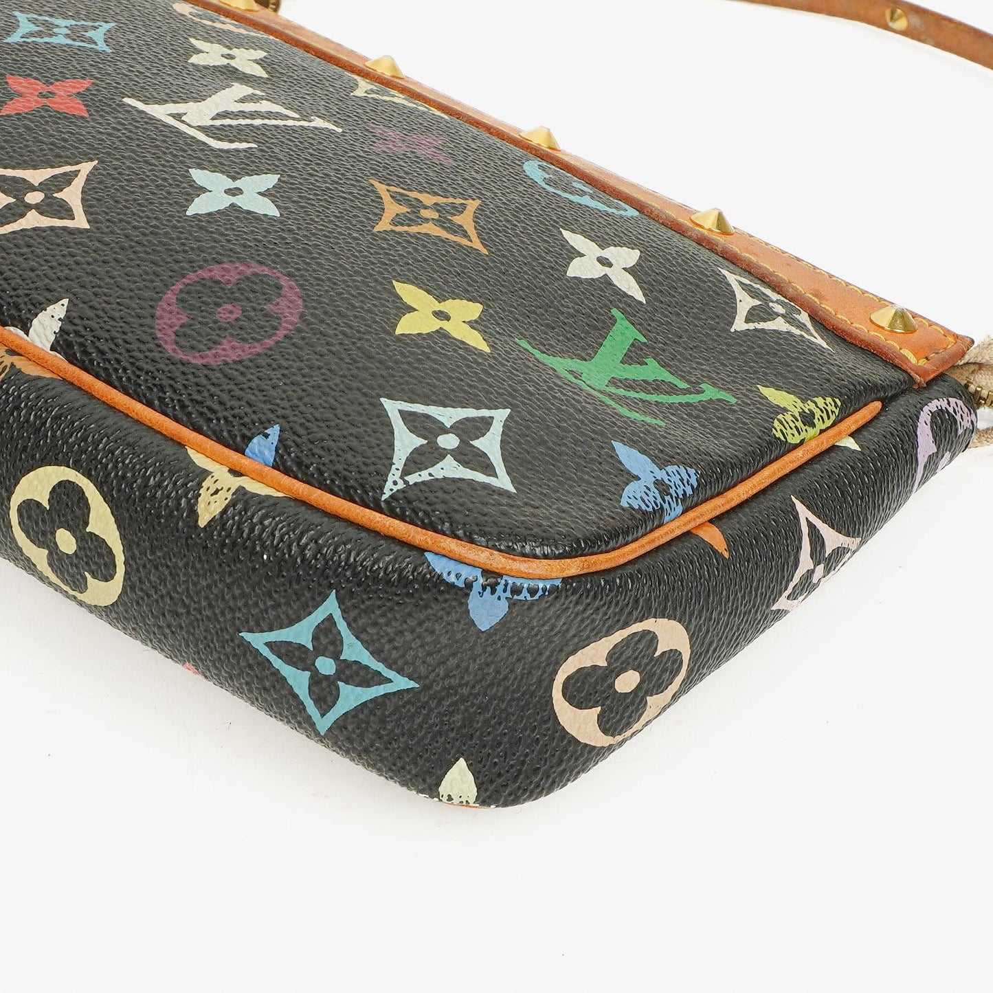 Louis Vuitton Takashi Murakami Pochette Accessoire Multicolor Clutch Handtasche