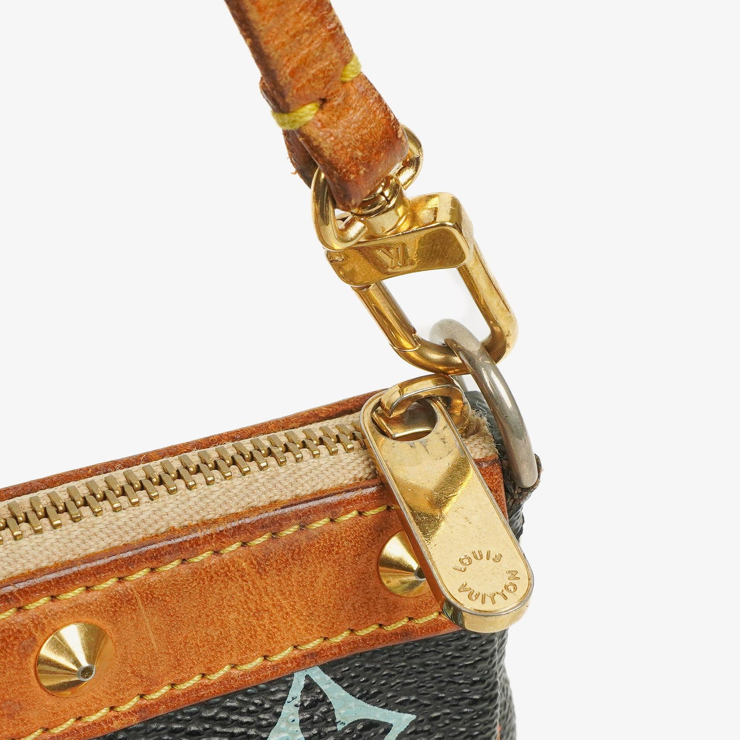 Louis Vuitton Takashi Murakami Pochette Accessoire Multicolor Clutch Handtasche