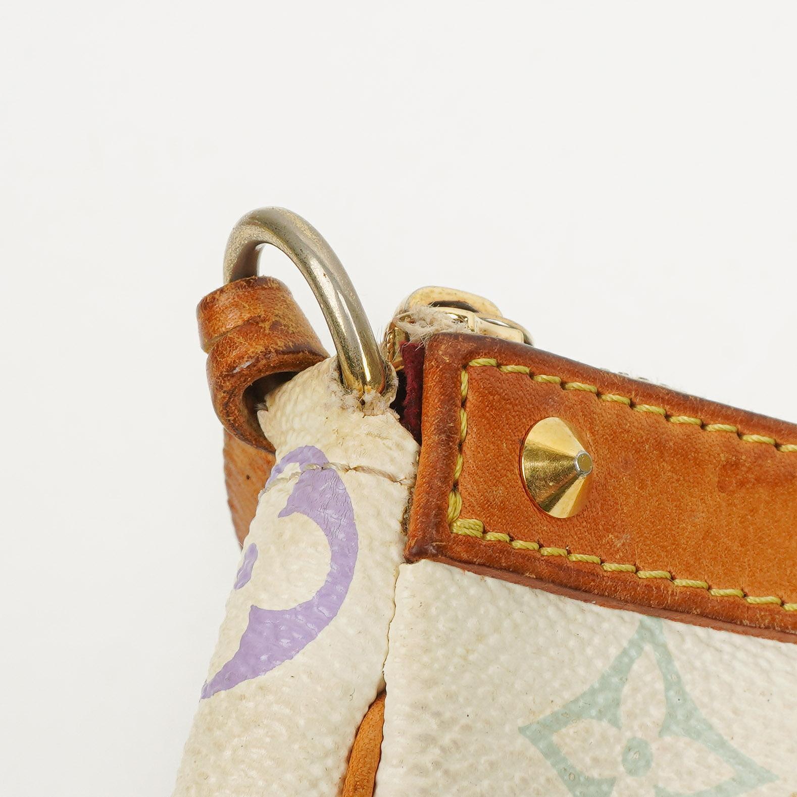 Louis Vuitton Takashi Murakami Pochette Accessoire Multicolor Clutch-Handtasche