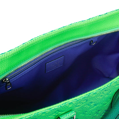 Louis Vuitton Keepall Tote Taurillon Illusion Monogram Bleu Vert