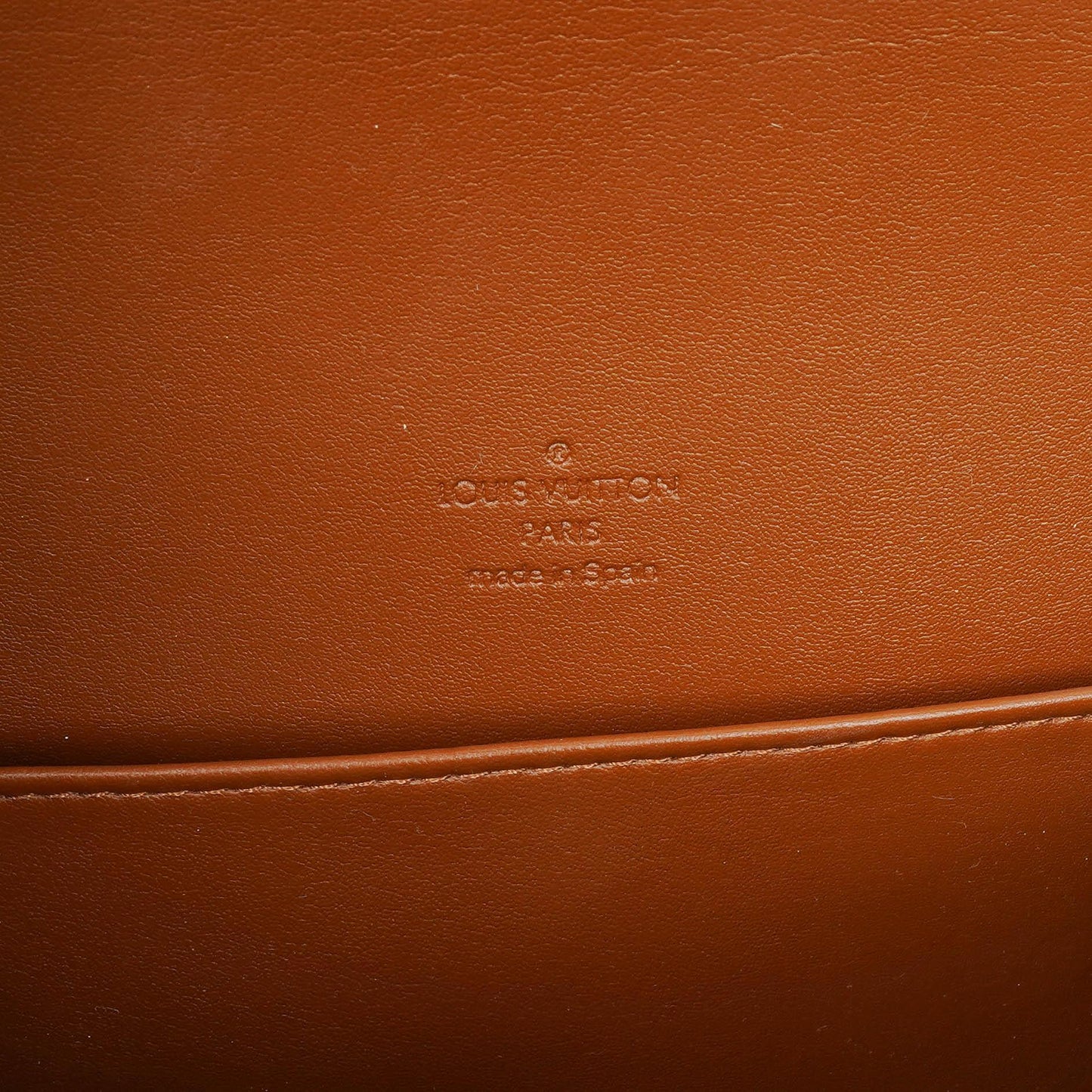 Louis Vuitton Thompson Schultertasche aus bronzefarbenem Monogram Vernis Leder