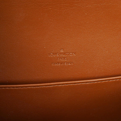 Louis Vuitton Thompson Schultertasche aus bronzefarbenem Monogram Vernis Leder