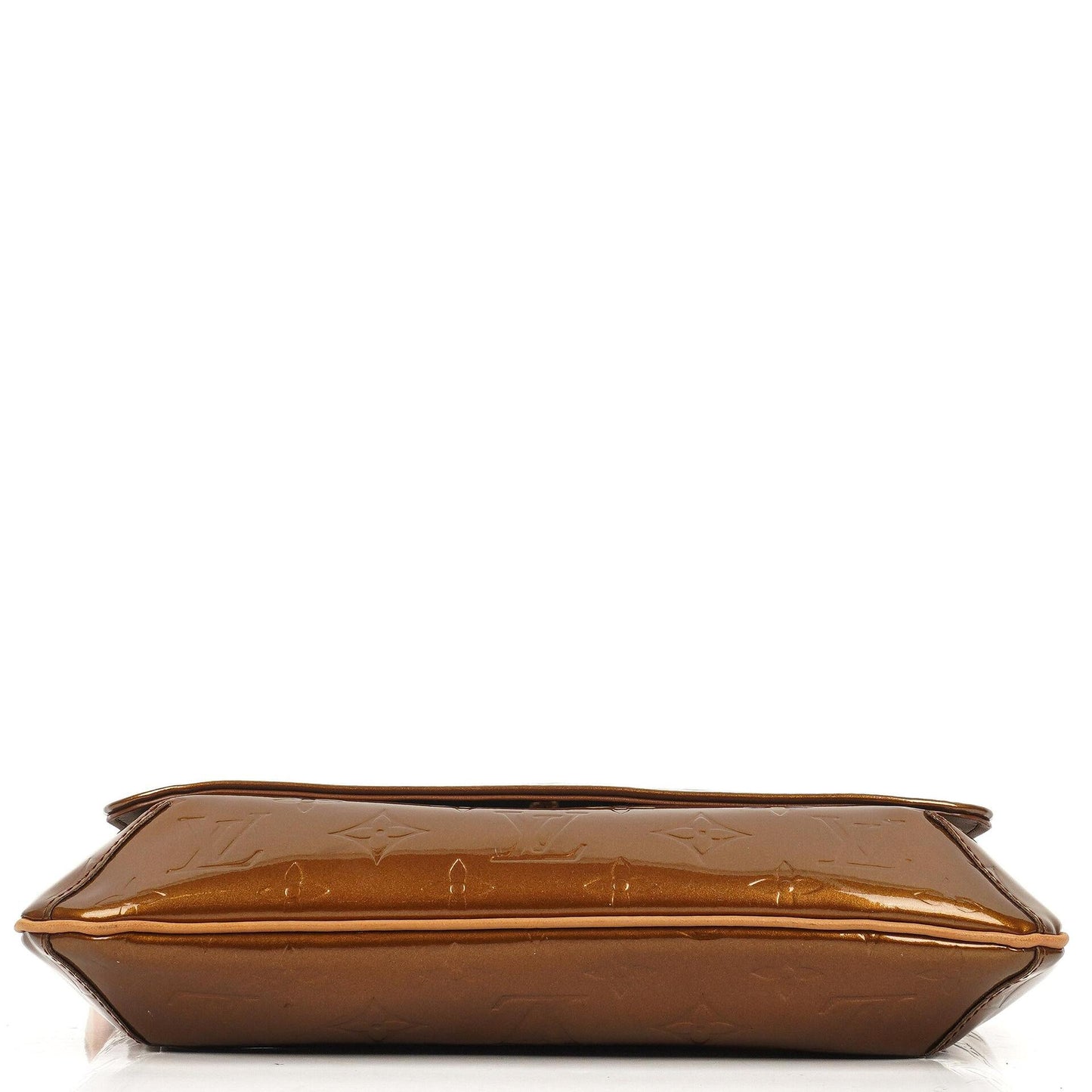 Louis Vuitton Thompson Street Schultertasche aus bronze Monogram Vernis Leder