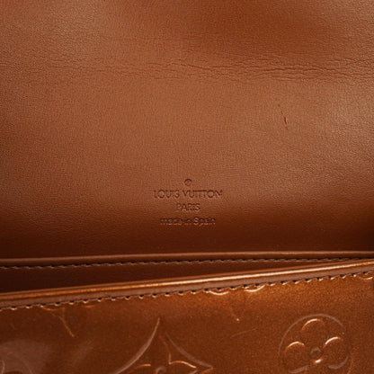 Louis Vuitton Thompson Street Schultertasche aus bronze Monogram Vernis Leder
