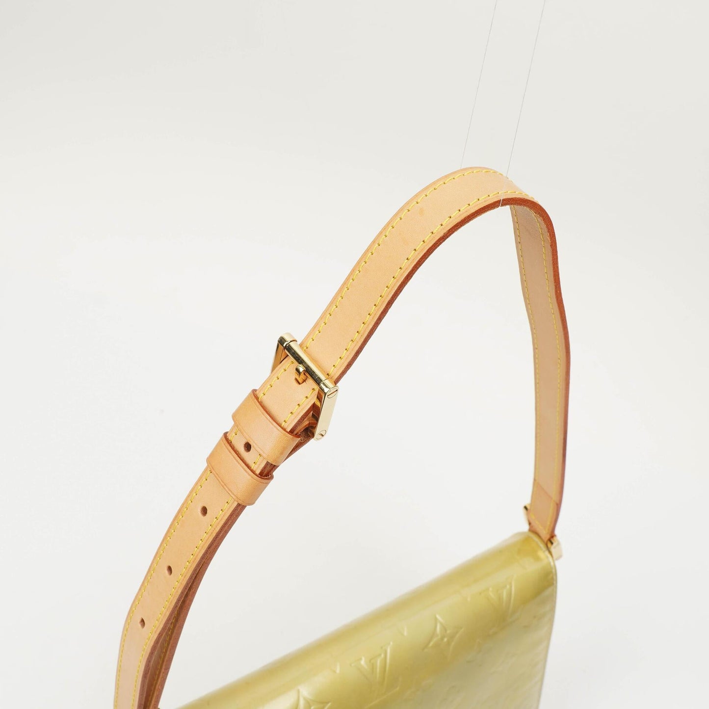 Louis Vuitton Thompson Street Grün Monogram Vernis Leder Schultertasche