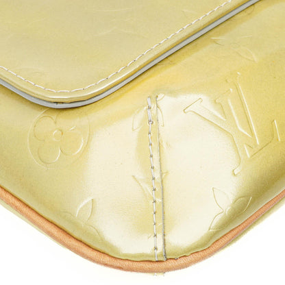 Louis Vuitton Thompson Street Grün Monogram Vernis Leder Schultertasche