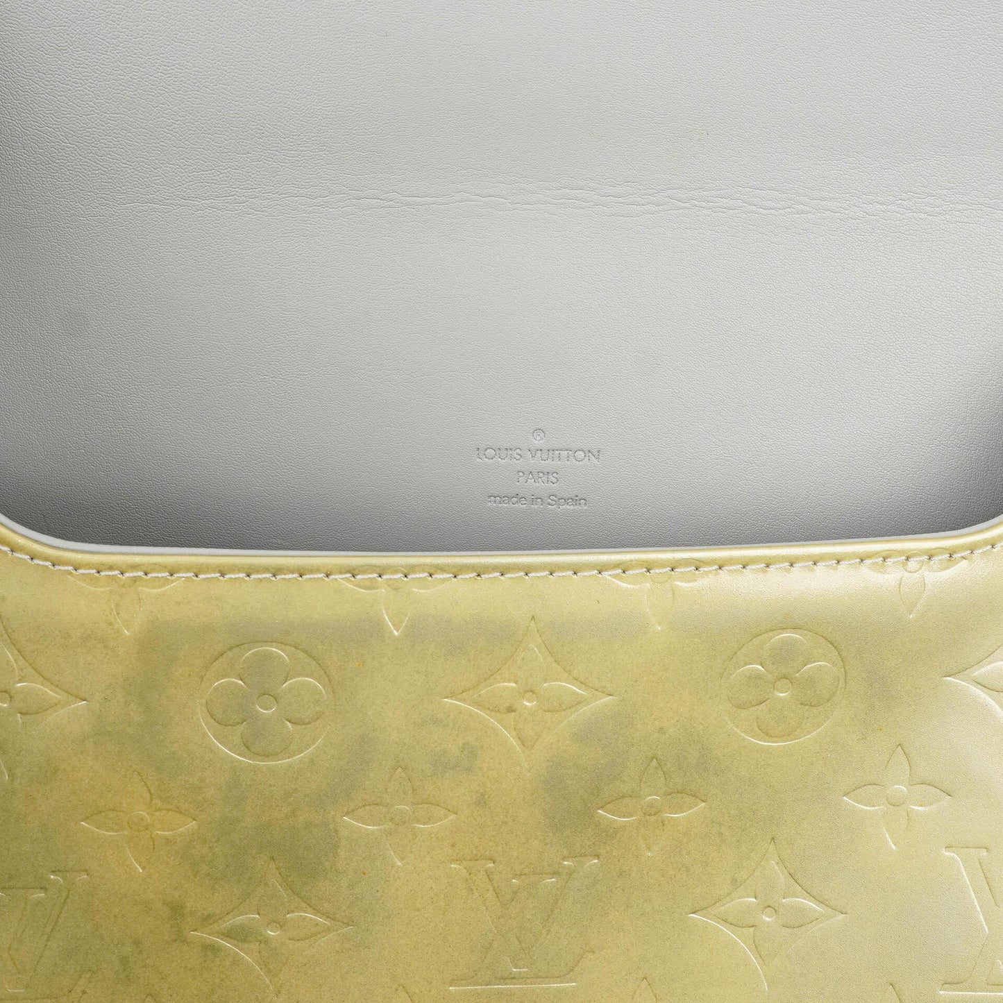 Louis Vuitton Thompson Street Grün Monogram Vernis Leder Schultertasche