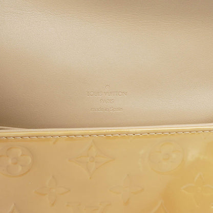 Louis Vuitton Thompson Street Schultertasche aus gelbem Monogram Vernis Leder