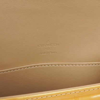 Louis Vuitton Thompson Schultertasche aus gelbem Monogram Vernis Leder