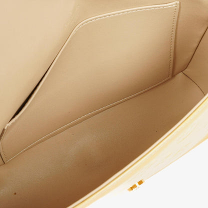 Louis Vuitton Thompson Schultertasche aus gelbem Monogram Vernis Leder