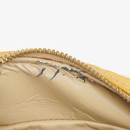 Louis Vuitton Tompkins Tasche aus gelbem Lackleder