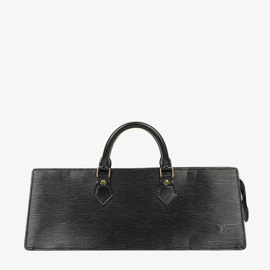 Louis Vuitton Triangle Handtasche aus schwarzem Epi-Leder