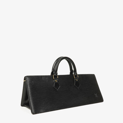Louis Vuitton Triangle Handtasche aus schwarzem Epi-Leder