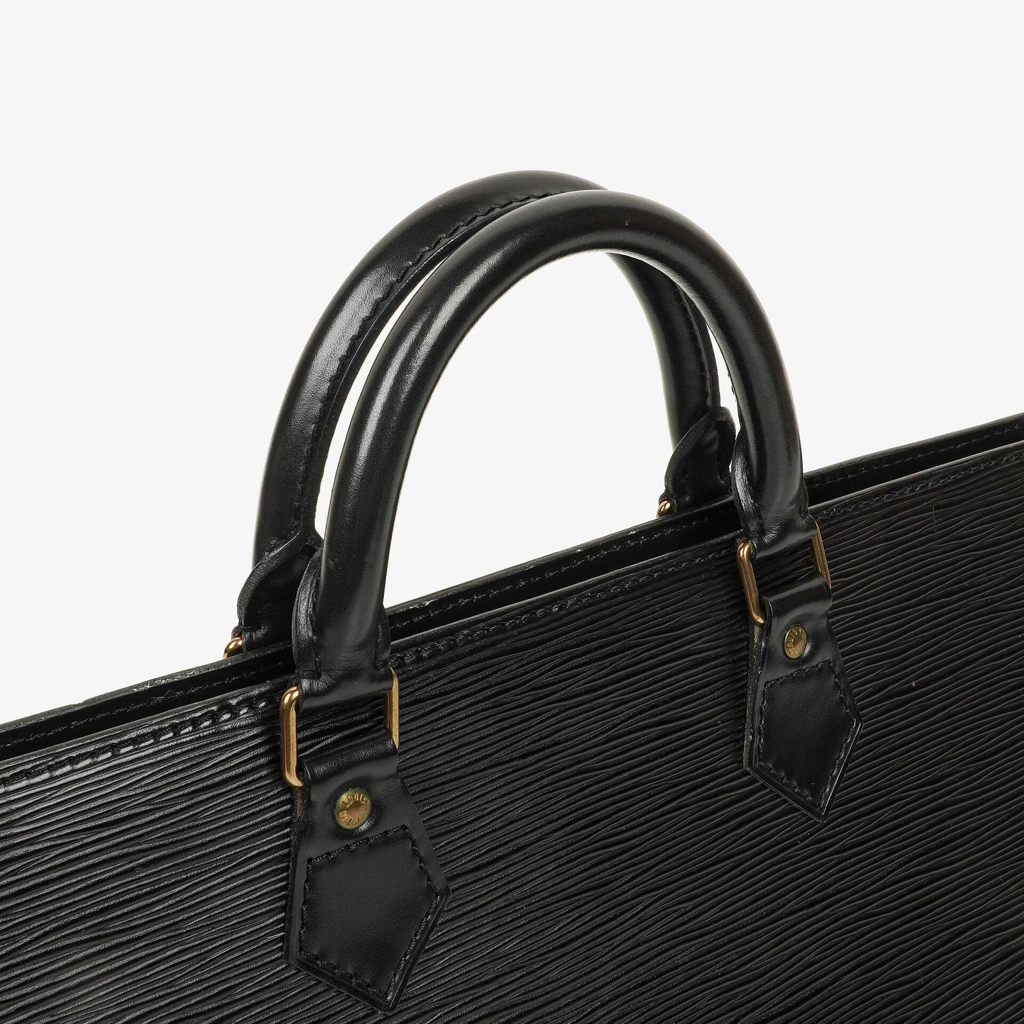 Louis Vuitton Triangle Handtasche aus schwarzem Epi-Leder
