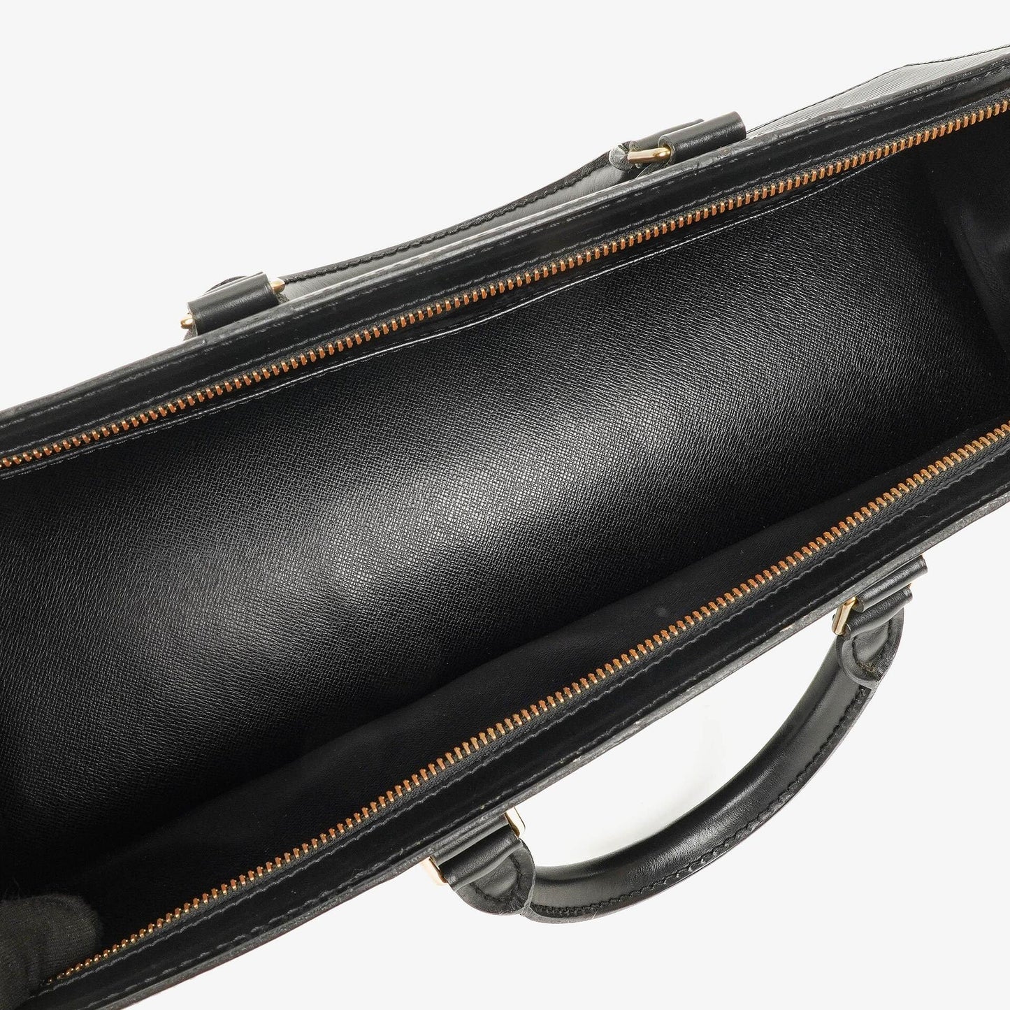 Louis Vuitton Triangle Handtasche aus schwarzem Epi-Leder