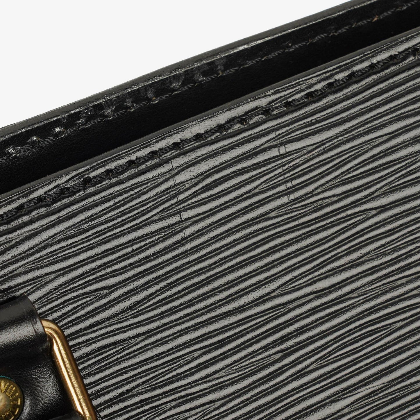 Louis Vuitton Triangle Handtasche aus schwarzem Epi-Leder