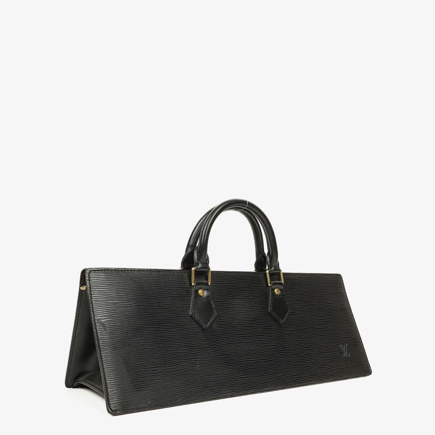 Louis Vuitton Triangle Handtasche aus schwarzem Epi-Leder