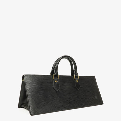 Louis Vuitton Triangle Handtasche aus schwarzem Epi-Leder