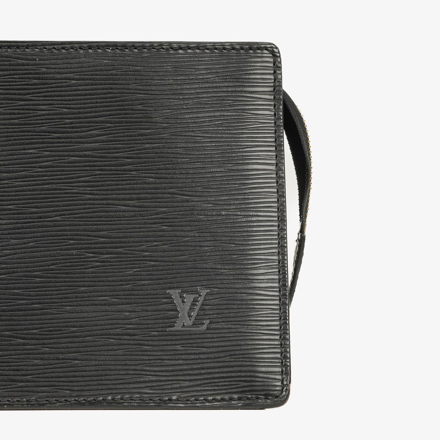Louis Vuitton Triangle Handtasche aus schwarzem Epi-Leder