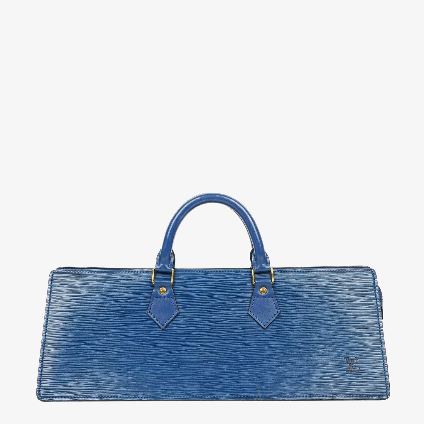 Louis Vuitton Triangle Handtasche aus blauem Epi Leder
