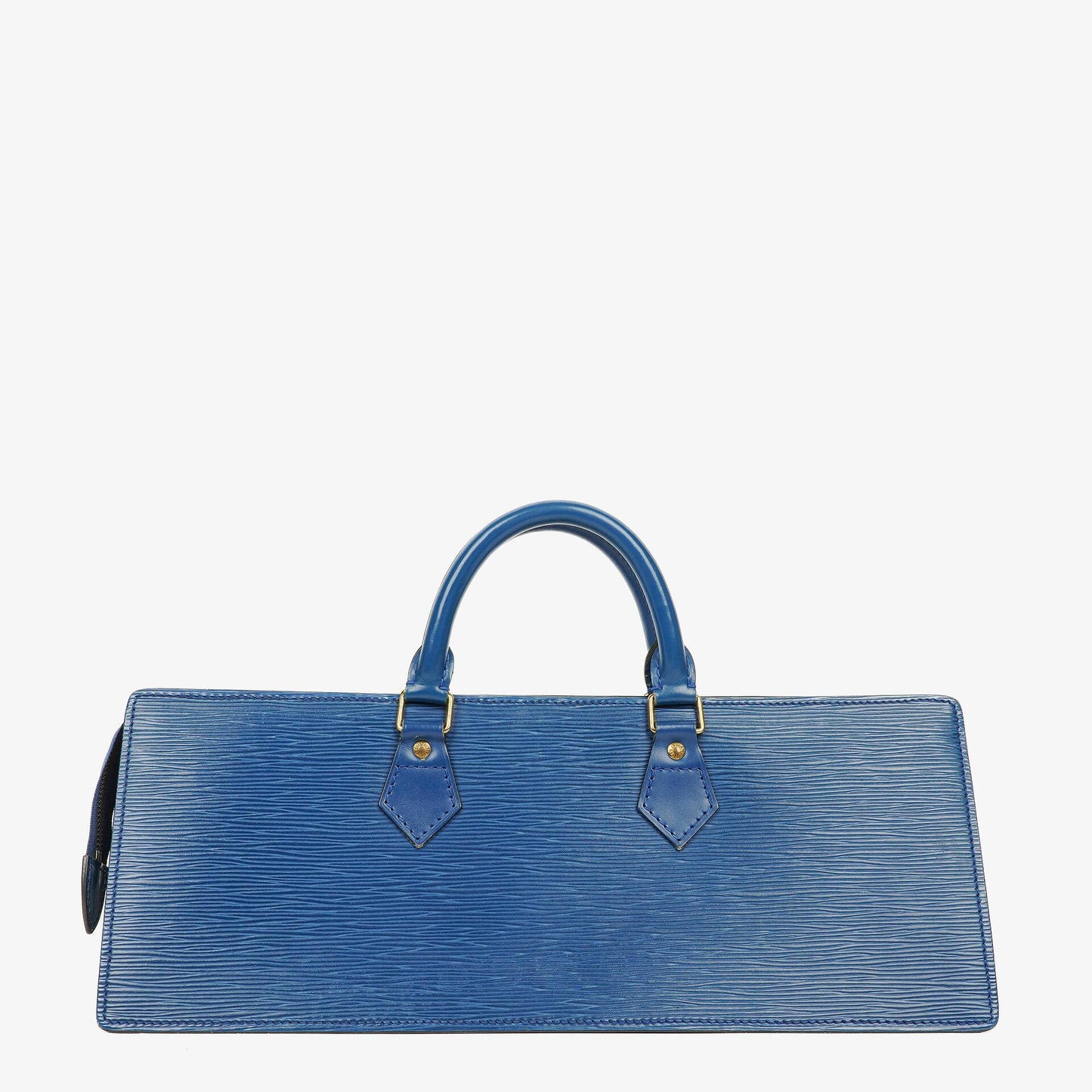 Louis Vuitton Triangle Handtasche aus blauem Epi Leder