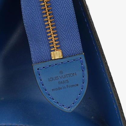 Louis Vuitton Triangle Handtasche aus blauem Epi Leder