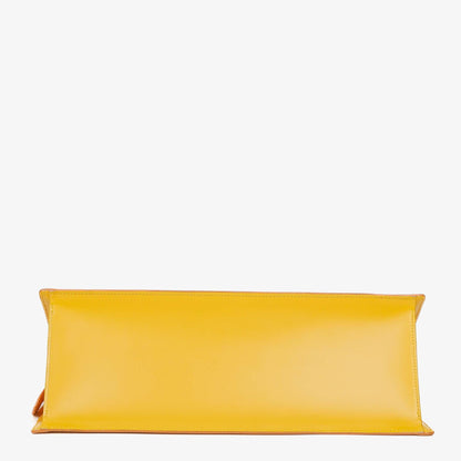 Louis Vuitton Triangle Handtasche aus gelbem Epi-Leder