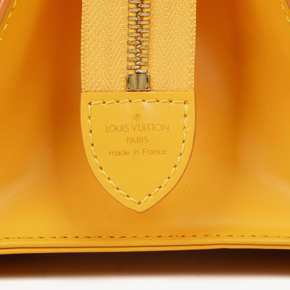 Louis Vuitton Triangle Handtasche aus gelbem Epi-Leder