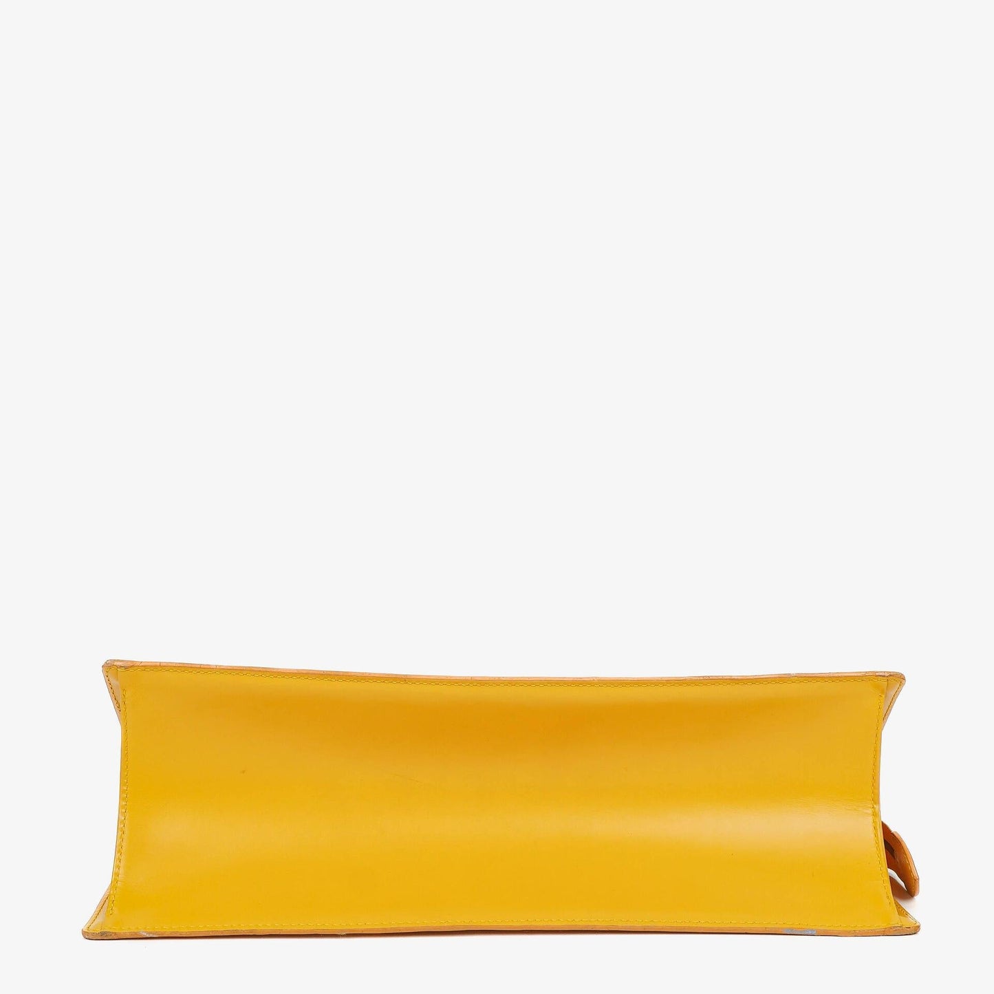 Louis Vuitton Triangle Handtasche aus gelbem Epi-Leder