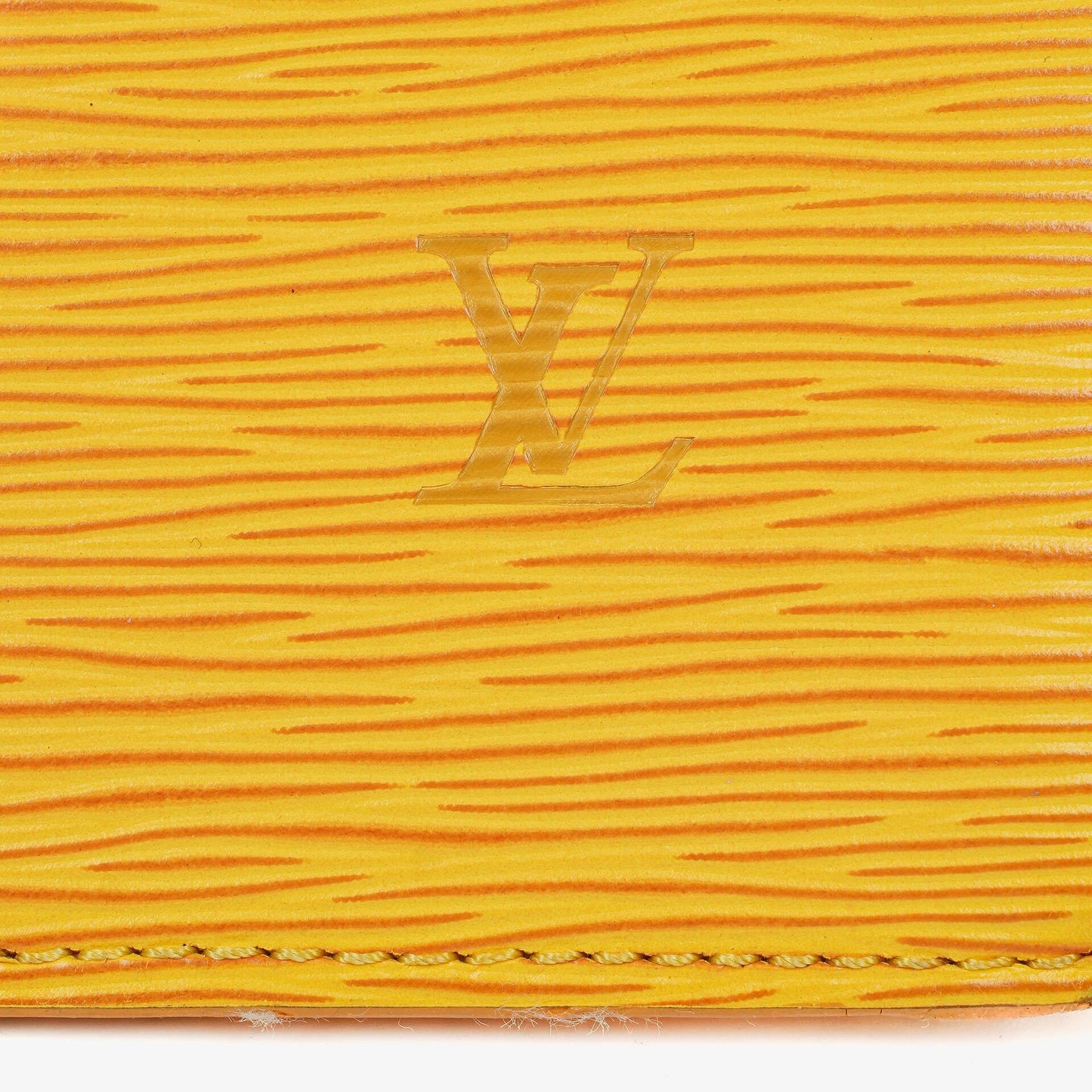 Louis Vuitton Triangle Handtasche aus gelbem Epi-Leder