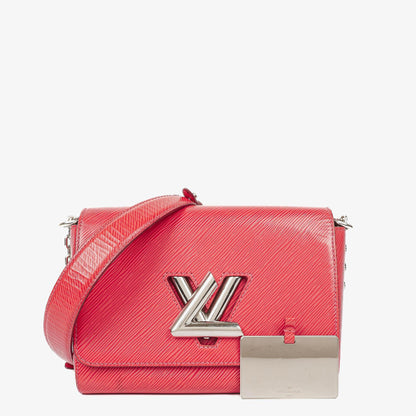 Louis Vuitton Twist MM Schultertasche aus Hot Pink Epi Leder