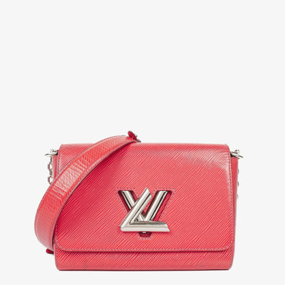Louis Vuitton Twist MM Schultertasche aus Hot Pink Epi Leder