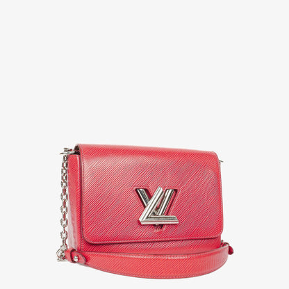 Louis Vuitton Twist MM Schultertasche aus Hot Pink Epi Leder