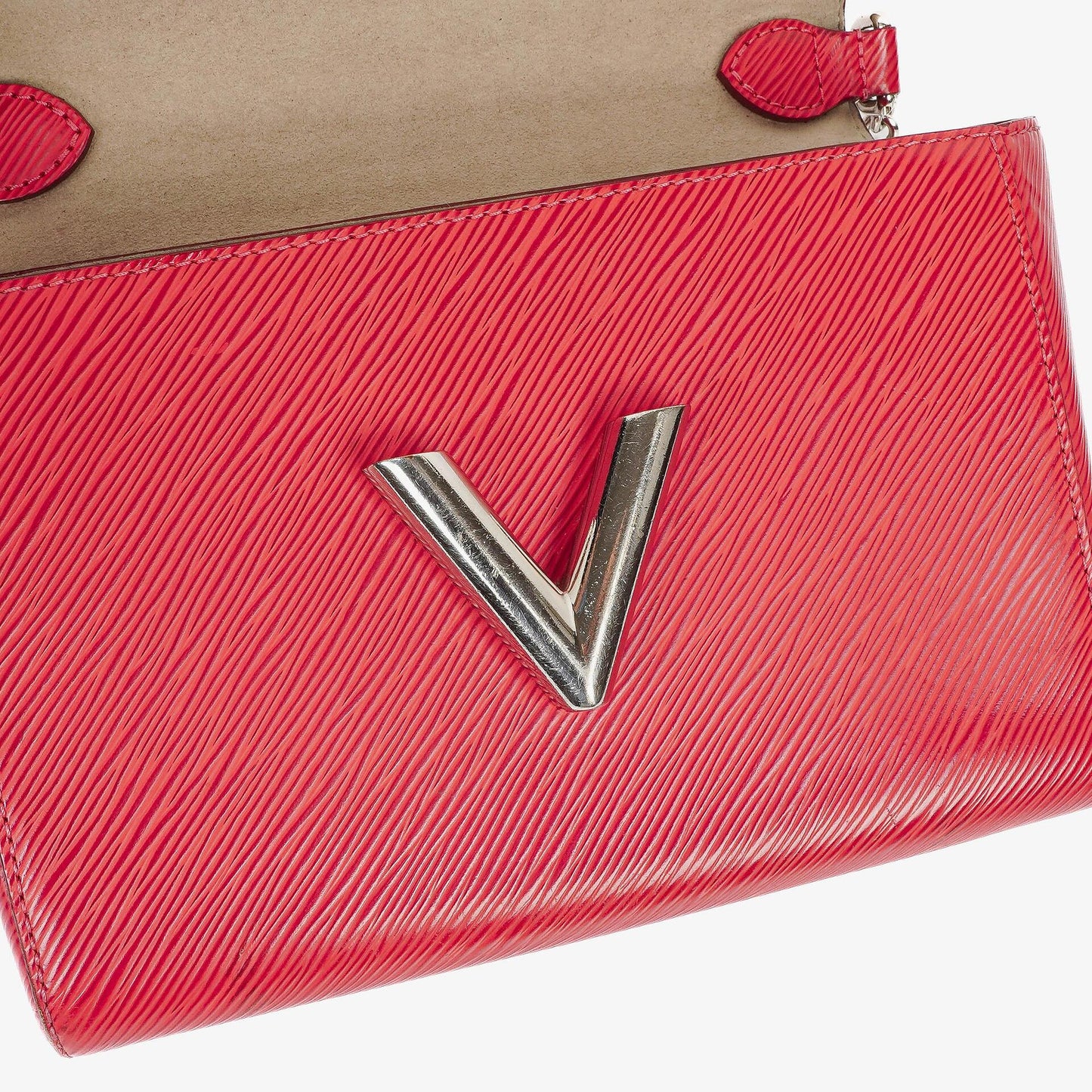 Louis Vuitton Twist MM Schultertasche aus Hot Pink Epi Leder