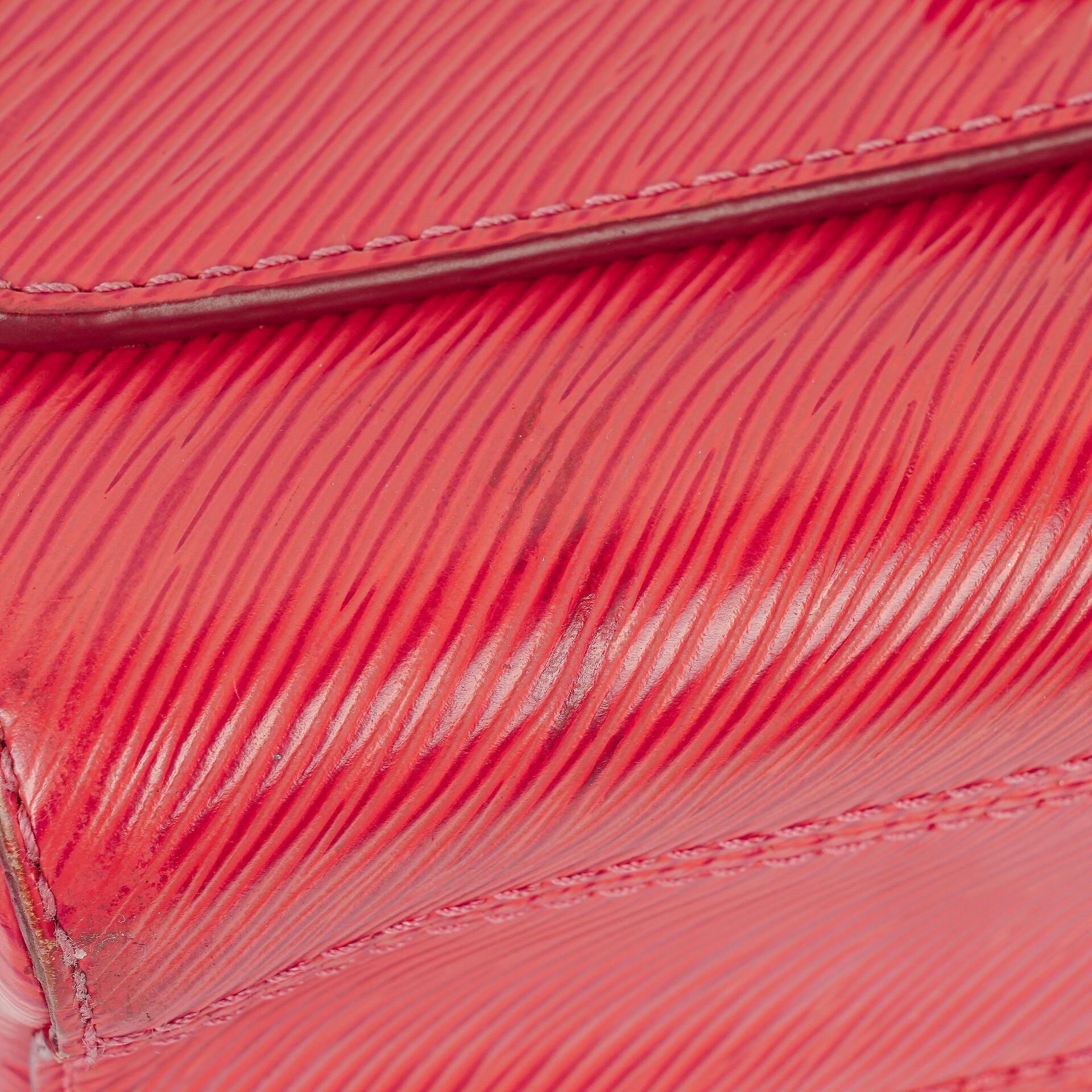 Louis Vuitton Twist MM Schultertasche aus Hot Pink Epi Leder
