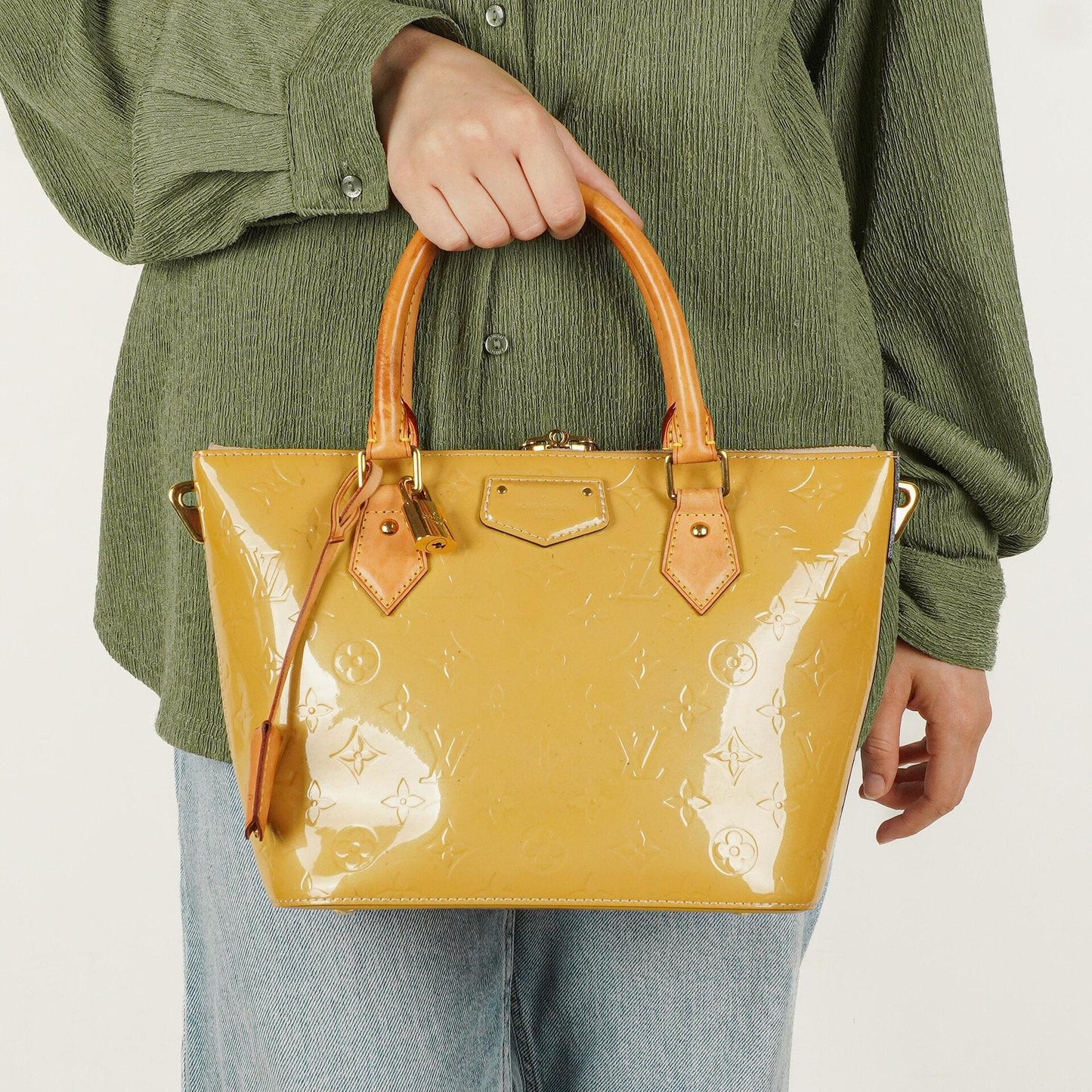 Louis Vuitton Montebello PM Handtasche aus Vernis