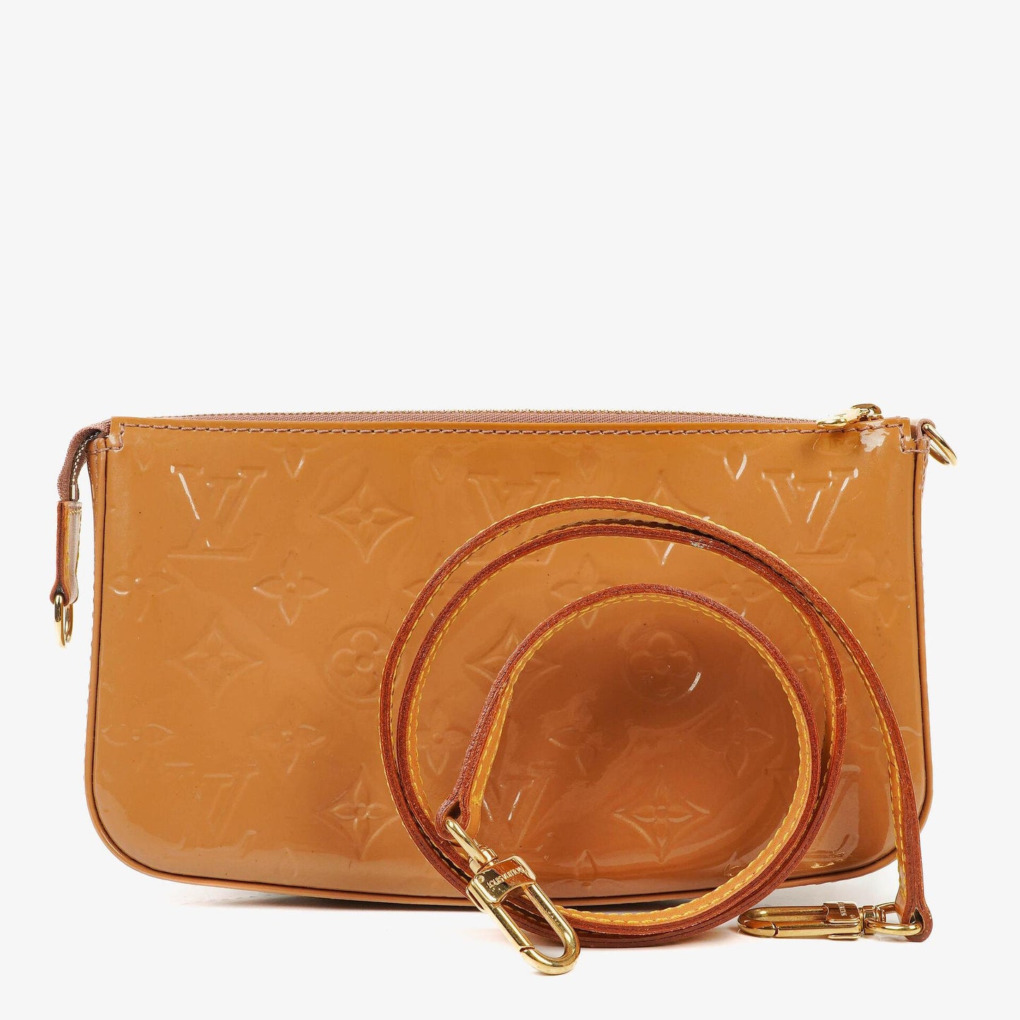 Louis Vuitton Vernis Pochette Accessoires NM in Rose Velours