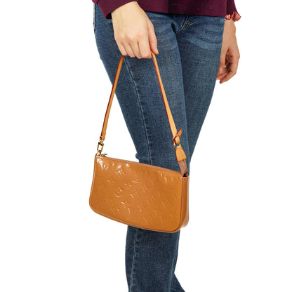 Louis Vuitton Vernis Pochette Accessoires NM in Rose Velours