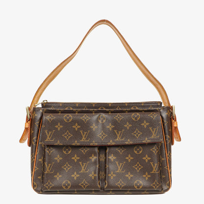 Louis Vuitton Viva-Cité GM Schultertasche aus Monogram Canvas