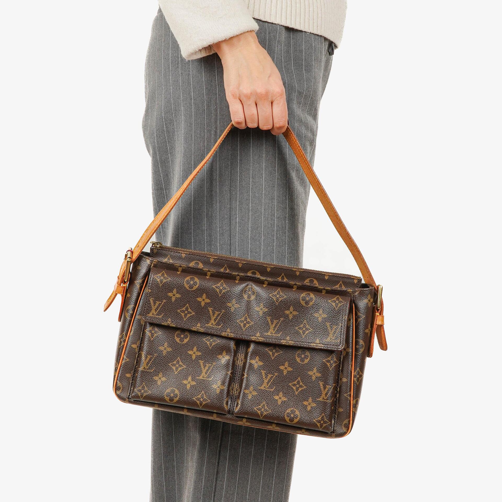 Louis Vuitton Viva-Cité GM Schultertasche aus Monogram Canvas